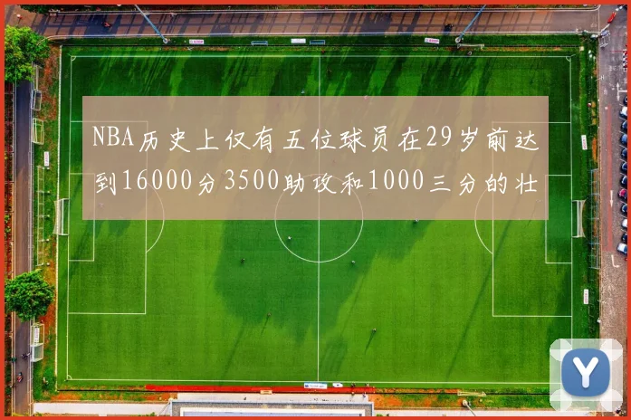 NBA历史上仅有五位球员在29岁前达到16000分3500助攻和1000三分的壮举
